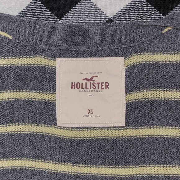 XS | Hollister | Striped Knit Open Flow Cardigan - Picture 5 of 6